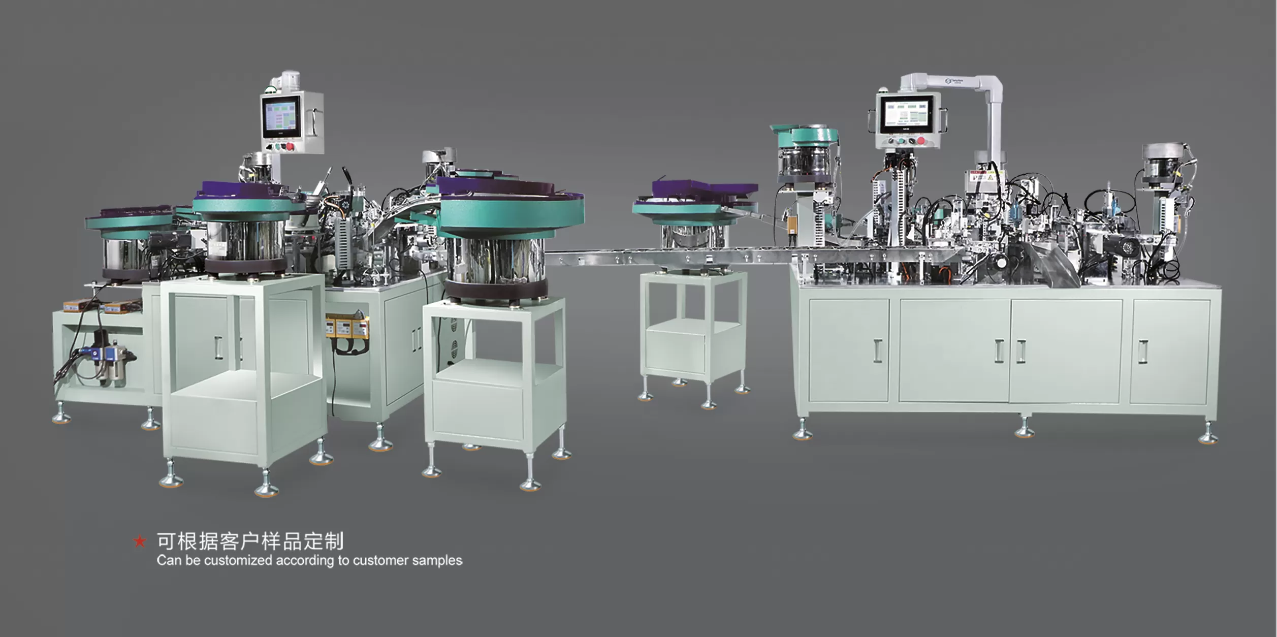Hydraulic hinge automatic line